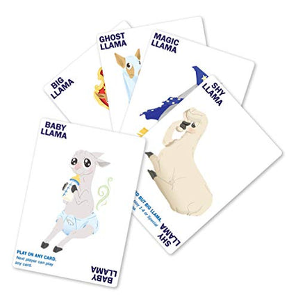Llama Drama Family Card Game – Fast 15-Min Play, Ages 7+, 2-4 Players (Up to 8 with 2-Pack) – Easy, Hilarious Strategy & Luck for Game Nights - style: 1-Pack Original