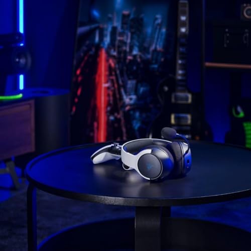 Razer Kaira Dual Wireless Gaming Headset for PlayStation 5 / PS5, PC, Mobile, PS4: Triforce 50mm Drivers - HyperClear Cardioid Mic - 2.4GHz and Bluetooth w/SmartSwitch - EQ Toggle - White/Black | Dual Wireless with Razer Smartswitch, Razer Triforce 50 Mm