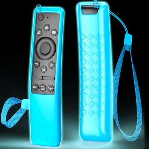 Remote Cover for Samsung Smart TV, Silicone Protective Case for BN59 Series Controller Skin Sleeve Blue - color: Sky blue