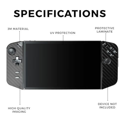 Carbon Fiber Gaming Skin Compatible with Lenovo Legion Go - Space Adventure - Premium 3M Vinyl Protective Wrap Decal Cover - Easy to Apply | Crafted in The USA by MightySkins - color: Space Adventure, style: Carbon Fiber Textured Finish