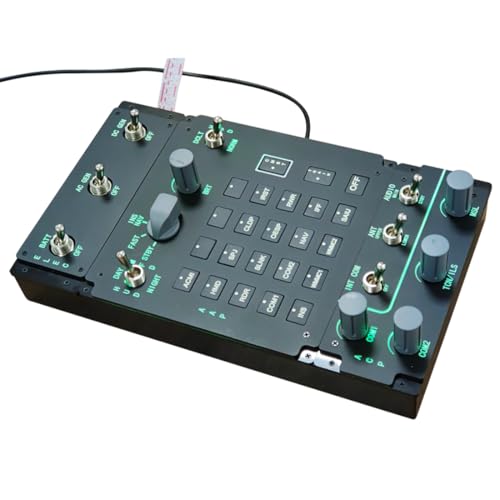 Flight Simulator Controller, ACP 3-in-1 Integrated Control Panel for PC Flight Simulators, Compatible with JF-17, F/A-18 F16 in DC-S - style: ACP Control Panel