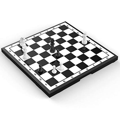 Chess Sets Travel Board Games: Magnetic Folding Chess Board with Instructions Teen Gifts Family Games Educational Toys for Kids and Adults 9.5 Inch