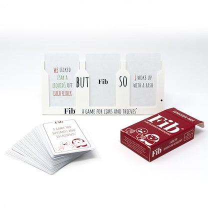 Fib: Adults Only Expansion for Dirty-Minded Deviants | College Party Classic | Let Loose in a Game of Taboo & Trickery | Try Not to Blush!