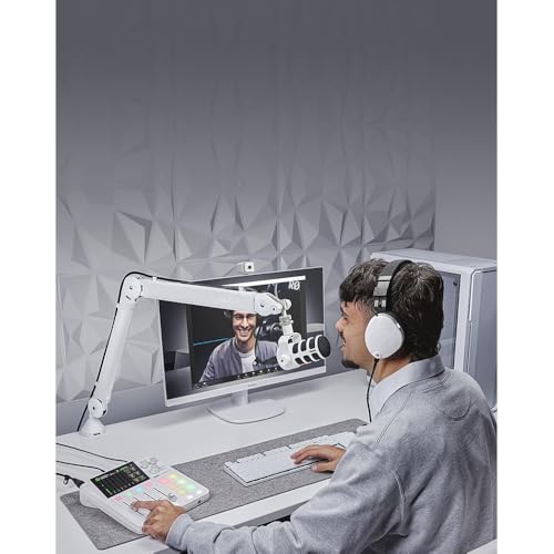 RØDE PSA1+ Professional Studio Arm with Spring Damping and Cable Management (White) - color: White, style: PSA1+