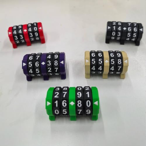 Board Game Life Counter, 4-Digit Wheel Trackers for 0-9999 Single Player and 0-99 Dual Player Modes, MTG Life Counter, Professionally Made for TCG, DND, RPGs, and MTG, Card and Tabletop Games (Green) - color: Green