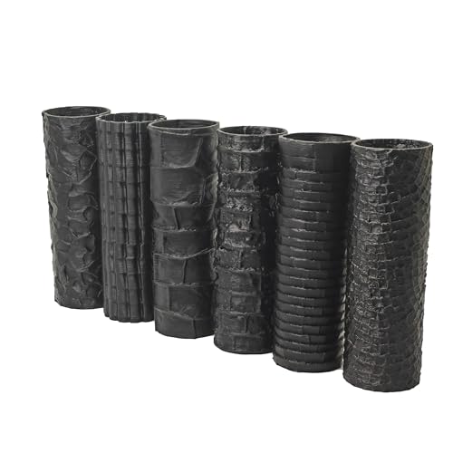 LuckyVin Terrain Texture Roller for D&D, Wargaming, Battle Mat, Tabletop, Dungeons and Dragons, Black (6 Styles) - color: 6 styles