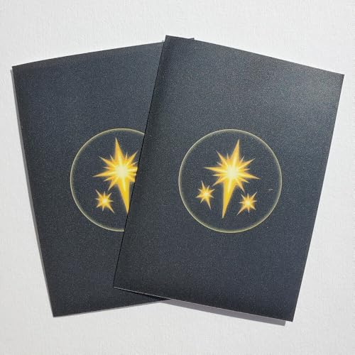 Elements I - 100 Textured Matte TCG Card Sleeves - Fits Magic MTG Commander Pokemon and Other Card Games - Playing Card Sleeves (Holy) - style: Holy