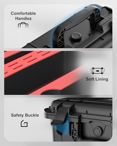 STARTRC GAMES Hard Carrying Case for Nintendo Switch 2, Professional Deluxe IP67 Waterproof, Soft Lining Hard Travel Case for Nintendo Switch 2 Console Pro Controller & Accessories (Black) - color: Black
