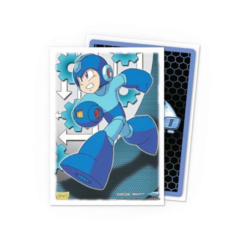 Dragon Shield | Matte Art Sleeves | 100 CT - Smooth & Tough Premium TCG Sleeves | Compatible with Pokemon, One Piece & Magic the Gathering | Mega Man Standard - color: Mega Man Standard