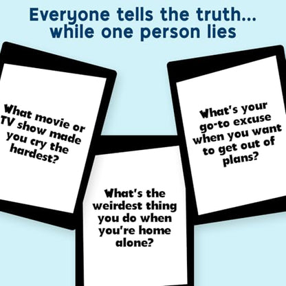 I Call BS - Hilarious Party Game for Adults Filled with Confessions and Lies, a Card Game Where You Call Out Your Friends and Family