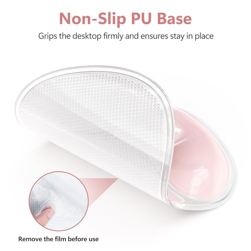 AKIT Ergonomic Mouse Pad and Keyboard Wrist Rest, Gel Wrist Rest for Computer Keyboard, Non-Slip Base, Pain Relief, Mousepad Set for Gaming, Home and Office, Pink - color: Pink