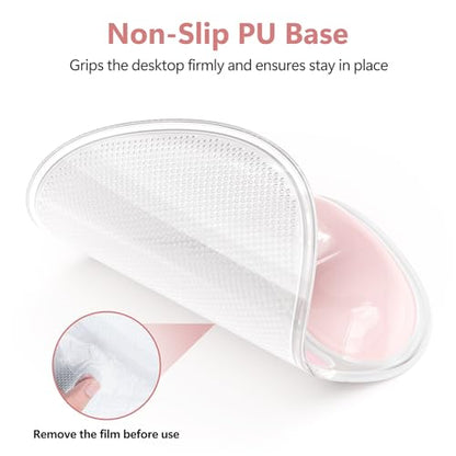 AKIT Ergonomic Mouse Pad and Keyboard Wrist Rest, Gel Wrist Rest for Computer Keyboard, Non-Slip Base, Pain Relief, Mousepad Set for Gaming, Home and Office, Pink - color: Pink