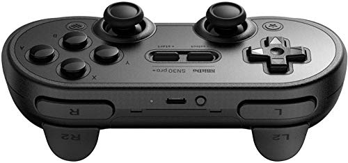 8Bitdo Sn30 Pro+ Bluetooth Controller Wireless Gamepad for Switch, PC, macOS, Android, Steam and Raspberry Pi (Black Edition)