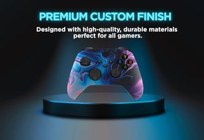 Stealth Controllers Wireless Controller for Xbox Series S, Xbox Series X, Xbox One - Soft Touch Feel - Custom Series S/X Controller (Purple Swirl) - color: Purple Swirl