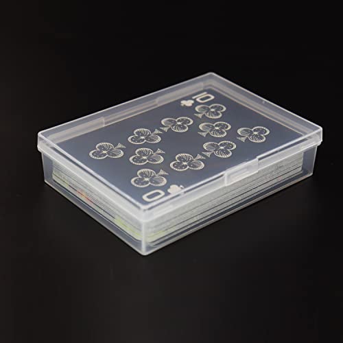 Playing Card Case 3Pcs Plastic Playing Card Box Holder Storage Organizer | NO Cards | Snap Closed | Suitable for 3.5X2.5 inch Game Gard - style: 24pcs for Poker Size