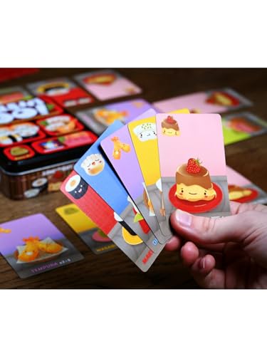Gamewright Sushi Go, the Pick and Pass Card Game, Multi-colored