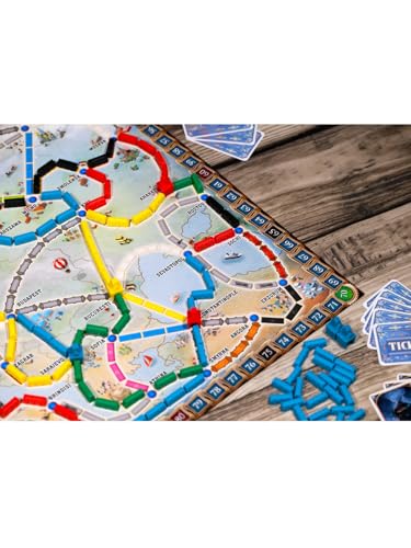 Ticket to Ride Europe Board Game (2026 Refresh) | Classic Train Adventure Strategy Game for Families, Kids and Adults, Ages 8+, 2-5 Players, 30-60 Minute Playtime - style: New Edition