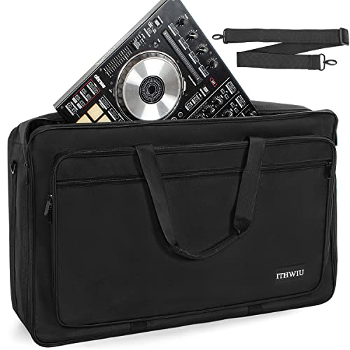 Padded Dj Controller Case for DDJ-FLX6, DDJ-800, DDJ-1000, 1000SRT, DDJ-SX, DDJ-SX2 SX3, DDJ-RX, XDJ-RR DJ Controller Carrying Bag 29.5 X 17.7 X 4.7 Inch - size: 29.5 X 17.7 X 4.7 Inch