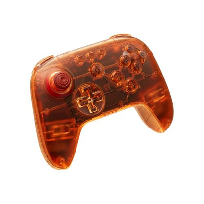 8Bitdo 64 Bluetooth Controller for Analogue 3D, Fire | Switch/Switch 2, Windows and Android Support, Wired USB, D-Input/S-Input Modes, Hall Effect Joystick, Vibration - color: Fire