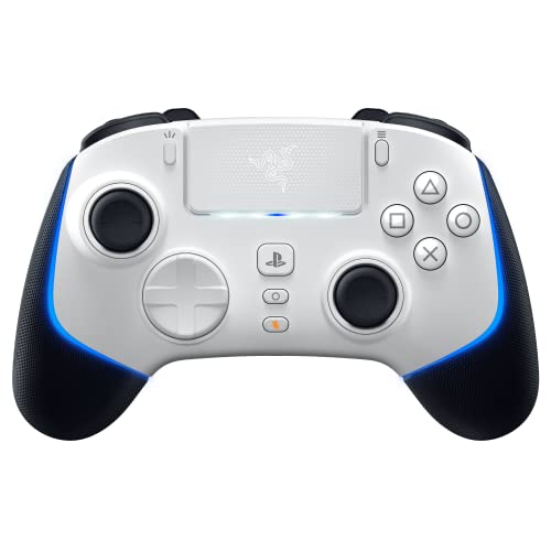 Razer Wolverine V2 Pro Wireless Gaming Controller for PlayStation 5 / PS5 PC: HyperSpeed Wireless - Mecha-Tactile Action Buttons - 8-Way Microswitch D-Pad - 6 Remappable Buttons - Chroma RGB - White - color: White