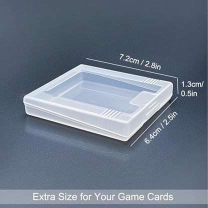 HUGJEPTTY Gameboy Color Case Gameboy Case 12PCS，Anti Dust Transparent Protective Game Cartridge Case Storage Box for Nintendo Gameboy Color GBC GB GBP（2.6x2.8x0.5Inch）