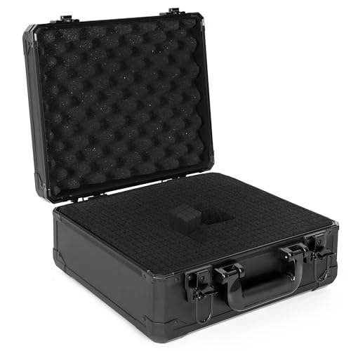 Protective Hard Case Shockproof Water-resistant with Customized DIY Foam Insert fit for Camera, Laptops, etc,13.5 X 11.6 X 6-Inch - size: Inner：12.8''X 11''X 5.6''