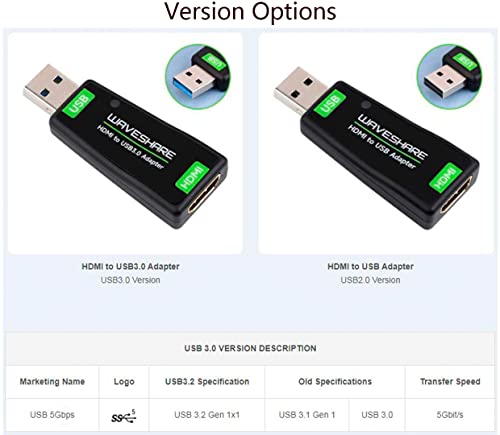 HDMI Video Capture Card, HDMI to USB Converter Adapter, Driver-Free,4K Input HD1080P USB2.0 (1920 * 1080@30Hz) Output for Gaming/Live Streaming/Cameras, Support Windows, Linux, Android - color: HDMI to USB2.0