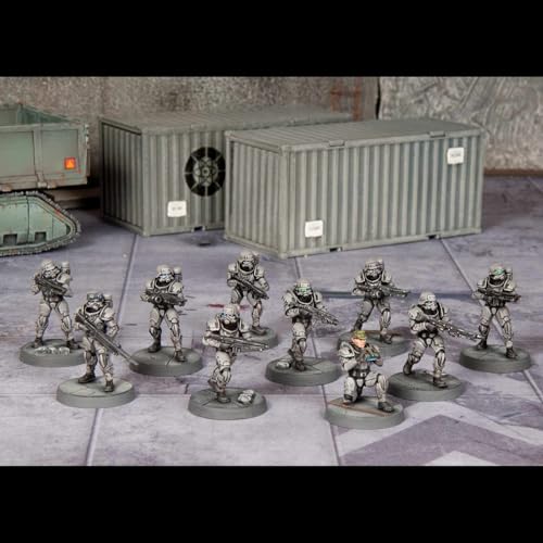 Wargames Atlantic Eisenkern Stormtroopers 20 Hard Plastic 28mm Figures MM001