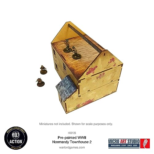 WW2 Normandy Townhouse 2 HDF Prepainted Terrain