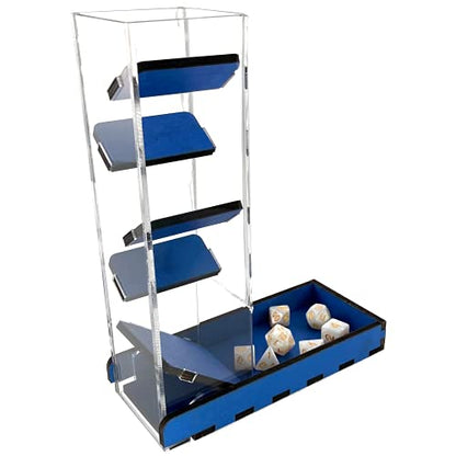 C4Labs Tall 10″ Dice Tower & Basic Tray – Chroma Series – Lime Green - color: Lime Green