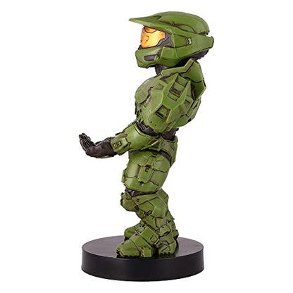 Exquisite Gaming: Halo: Master Chief - Mobile Phone & Gaming Controller Holder, Device Stand, Cable Guys, Xbox Licensed Figure, Green
