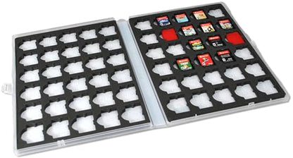 UniKeep Game Case for Nintendo Switch Cartridges - Holds 60 Games Securely in Foam (space) - color: space