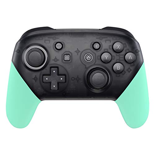 eXtremeRate Mint Green Replacement Handle Grips for Nintendo Switch Pro Controller, DIY Custom Hand Grip Shell for Nintendo Switch Pro - Controller NOT Included - color: Mint Green
