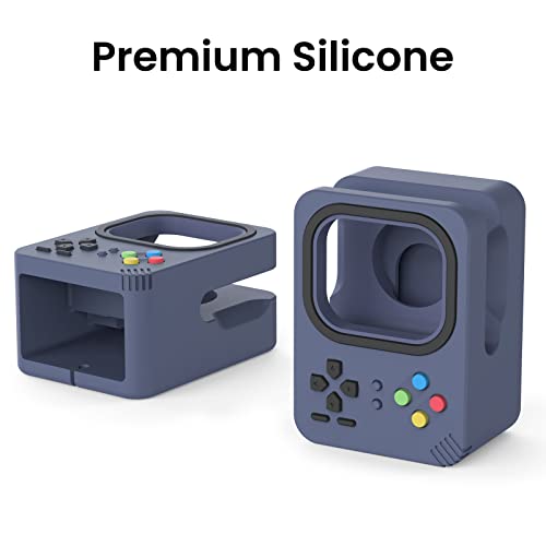 Delidigi Charger Stand (Charger Not Included) Compatible with Apple Watch Ultra 3 2 1, SE 3 2 1, Series 11 10 9 8 7 6 5 4 3 2 1 Silicone Charging Holder Dock - color: Midnight Blue
