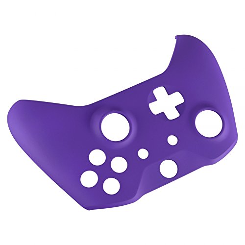 eXtremeRate Purple Soft Touch Front Housing Shell Case for Xbox One S/X Controller, Comfortable Replacement Kit Faceplate Cover for Xbox One Wireless Controller Model 1708 - color: Purple