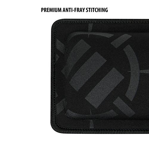 ENHANCE Compact Bluetooth Keyboard Wrist Rest Pad with Soft Memory Foam Support for Bluetooth Keyboards - Anti-Fray Stitching, Non-Slip Base, Gaming Wrist Rest Decal - Thick 1 inch Padding - color: Compact Keyboard Wrist Rest