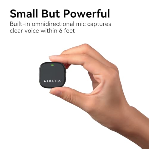 USB Microphone No Speaker with Magnetic & Flat Mount, for PC/Mac | Noise Canceling, Mute Button & LED Indicator, Plug & Play, for Zoom/Teams/Gaming/Class