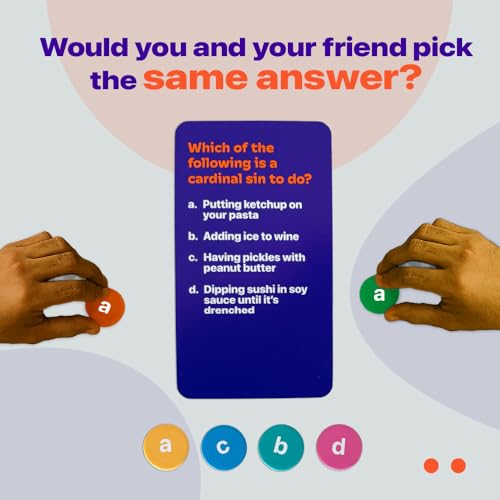 Card Game - Great Minds, Hilarious Mind-Matching Party Game for Teens, Adults & Families, Perfect for Parties, Gamenights, Trips & Get-Togethers, Gifts for Game Lovers, 4-8 Players