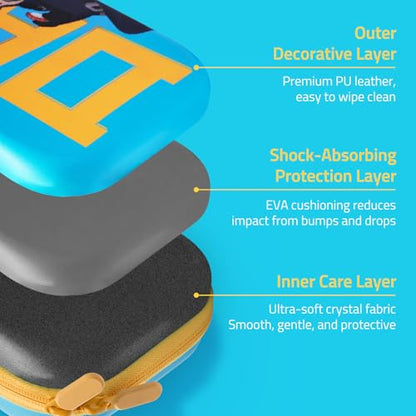 FUNLAB Switch 2 Carrying Case Compatible with Nintendo Switch 2/1/OLED, Portable Hard Shell Switch Carry Case with 10 Game Card Slots for Travel, Dave the Diver Official Licensed, Sky-Blue - color: Sky-Blue