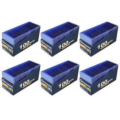 600 Hard Card Sleeves Card Toploaders for Protection for Baseball Football Premium Top Loaders for Cards, Ensuring Safety (600 Hard Sleeves) - size: 600 Hard Sleeves