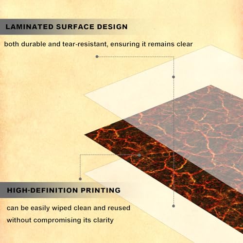 DND Map 32 Terrain 24” x 36",17” x 17",13” x 17" | Double Sidedv Grids Dry Erase Battle Mats for Dungeons & Dragons Game with Dice Set,Clips,Eraser,Markers