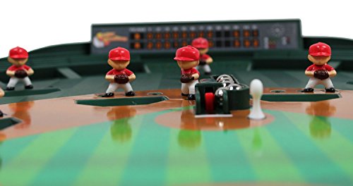Game Zone Super Stadium Baseball Game - Realistic Tabletop Baseball Game for 2 Players Ages 6+