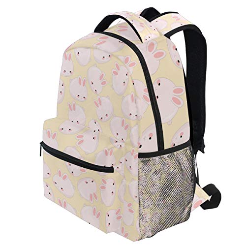 Cute Pink Bunny Backpacks Rabbit Animal Bookbags Daypack Travel School College Bag for Womens Girls Mens Boys Teens - color: Multi 5