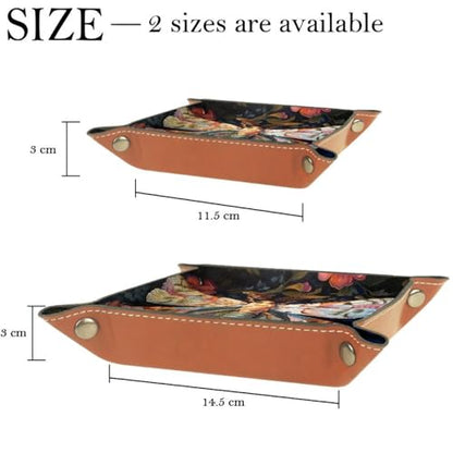 Butterflies Moth Dice Tray Dice Rolling Tray Folding Dice Holder for Dice Games, Like RPG, DND and Other Table Games - color: Multi 2