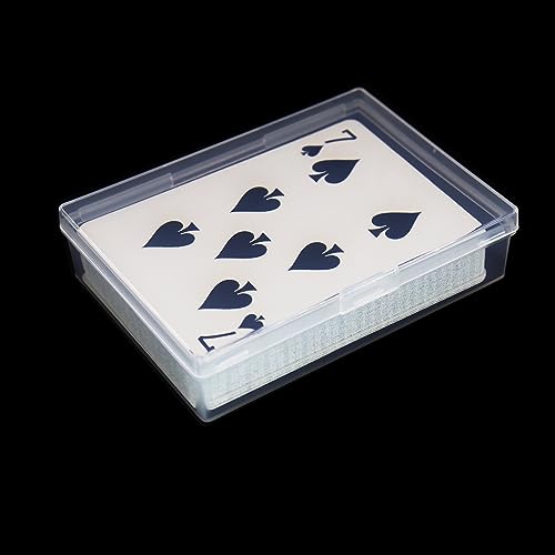 Playing Card Case 6Pcs Plastic Playing Card Box Holder Storage Organizer | NO Cards | Snap Closed | Suitable for 3.5X2.5 inch Game Gard - style: 6pcs for Poker Size