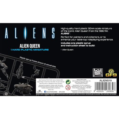 GF9: Aliens: Alien Queen (2023) - RPG Miniature, Hard Plastic Figure, Unpainted, Roleplaying Game Accessory, Based On The 1986 Film Aliens