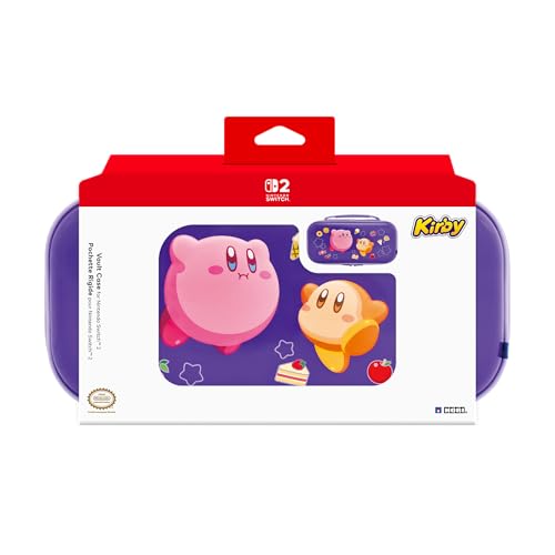 HORI Vault Case (Kirby & Waddle Dee) for Nintendo Switch 2 - Hard Shell Carrying Case for Switch 2 - Officially Licensed by Nintendo - color: Kirby & Waddle Dee