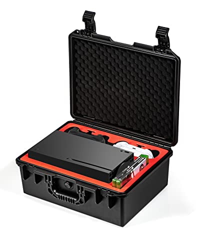 DEVASO Hard Carrying Case Compatible with Xbox Series X, Professional Deluxe Waterproof and Soft Lining Hard Case for Xbox Series X Console, Controllers, Headset and Other Accessories - color: Series X