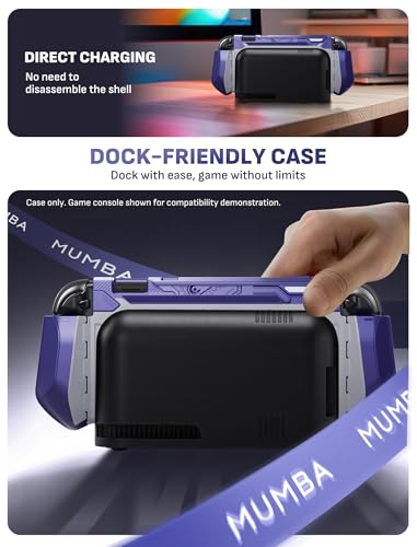 Mumba Blade Series Case for Nintendo Switch 2 [Dock Friendly] [Military-Grade Protection] Switch 2 Grip Protective Cover Shell, Quick-Release Joy-Con, Accessories for Switch 2 Controllers (Retro) - color: Retro