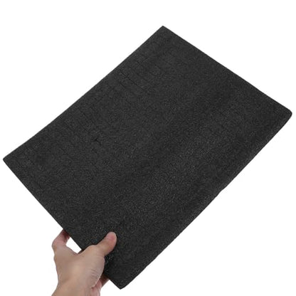 FUOYLOO Black Sponge Foam Sheets for Packing and Mailing, Comfortable and Sturdy Cushioning Foam Pads for Household Items and Objects, for Shipping and Storage Protection